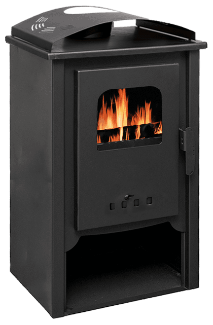 Estufa de leña Eider Biomasa AMINA 6,5 kW nominal (8,12 kW global)